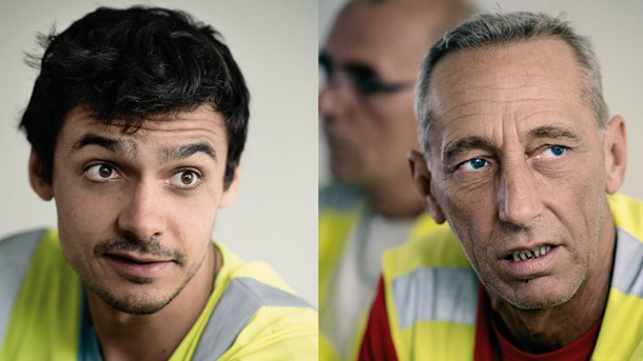 Raphael Rosa og Lauro Coti er med til at bygge metroen i København.