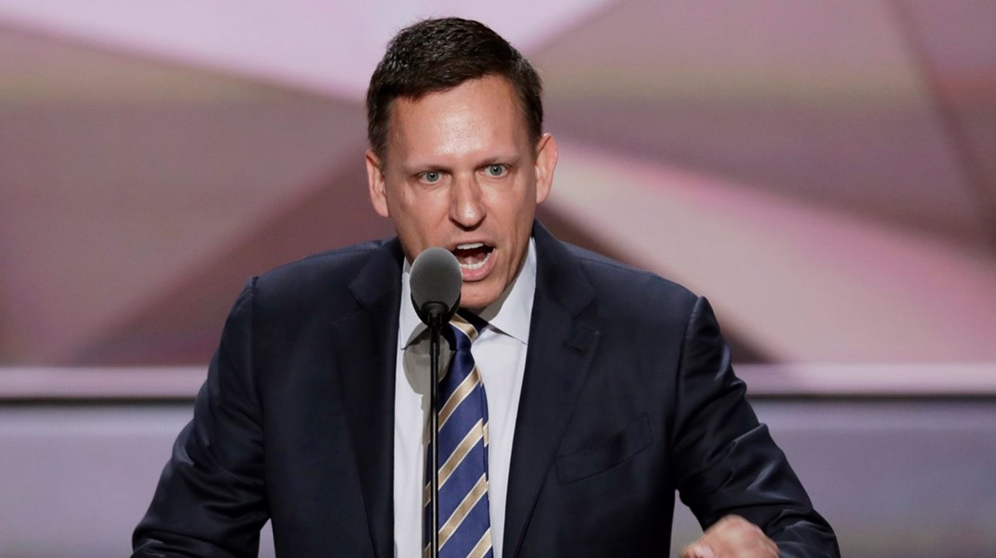 Ved sine tale på det republikanske partikonvent i 2016 sagde Peter Thiel: "Jeg er stolt af at være bøsse, jeg er stolt af at være republikaner, og først og fremmest er jeg stolt af at være amerikaner".