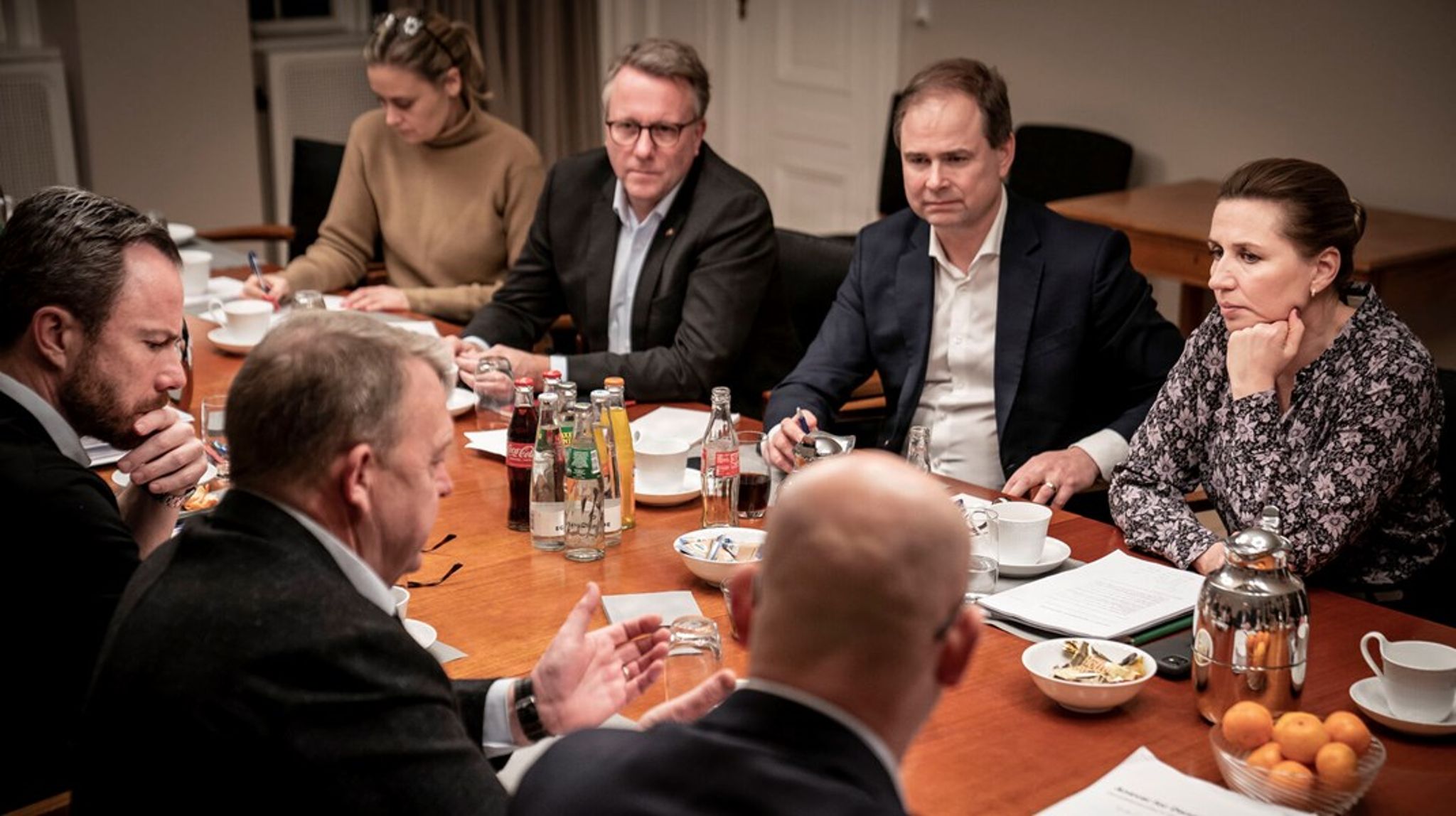 Billedet er fra SVM-regeringens dannelse i 2022.&nbsp;