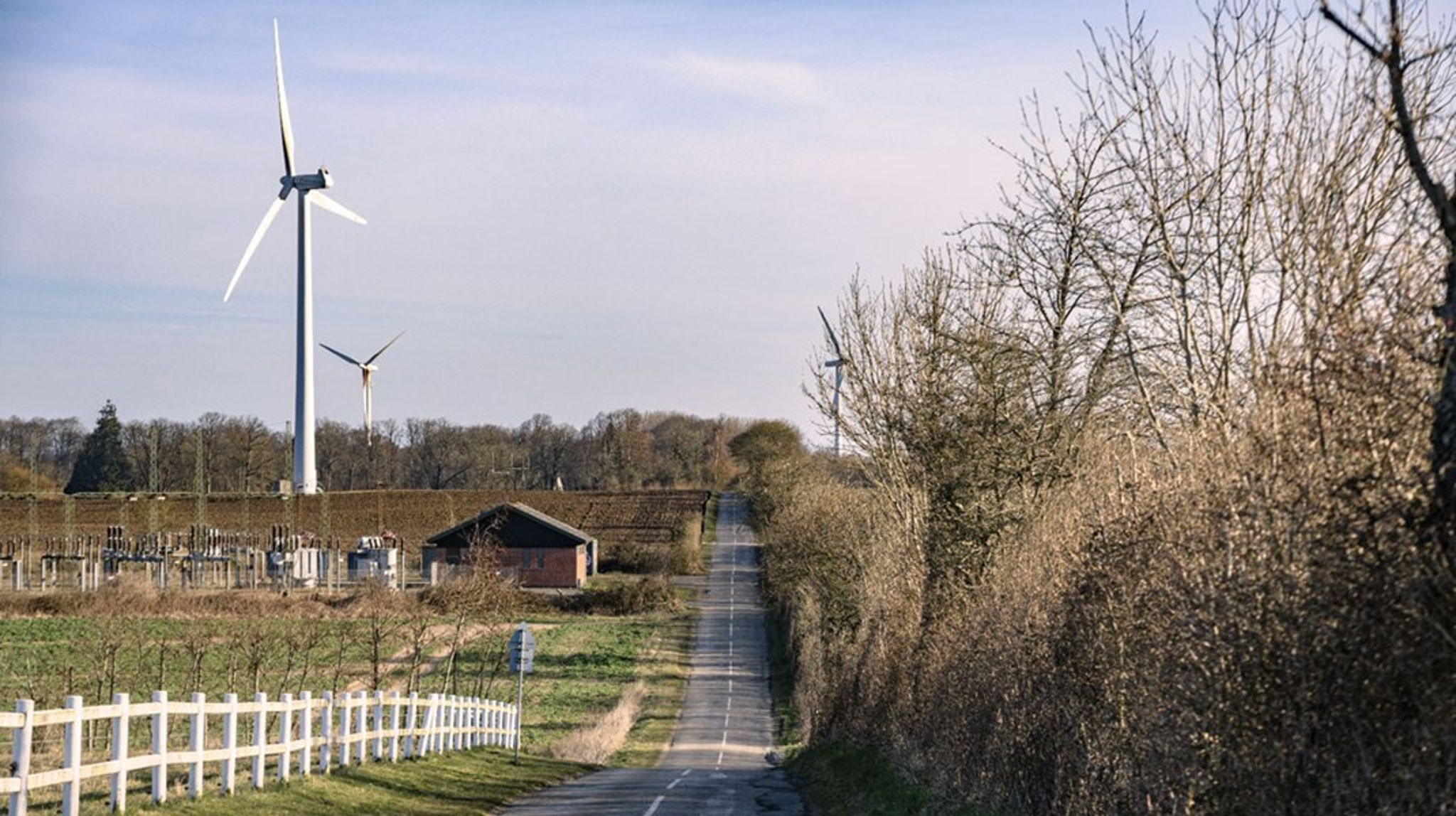 Vindmøller i Skårup på Fyn, hvor borgerne er gået sammen om at danne et energifællesskab.