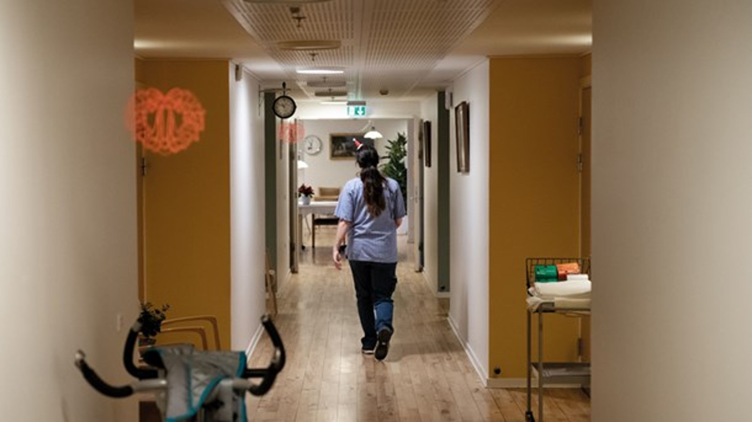 Distrikt Rosenvang yder pleje til 300 borgere på enten plejecenteret og hjemme hos borgerne selv. De beskæftiger 130 medarbejdere.