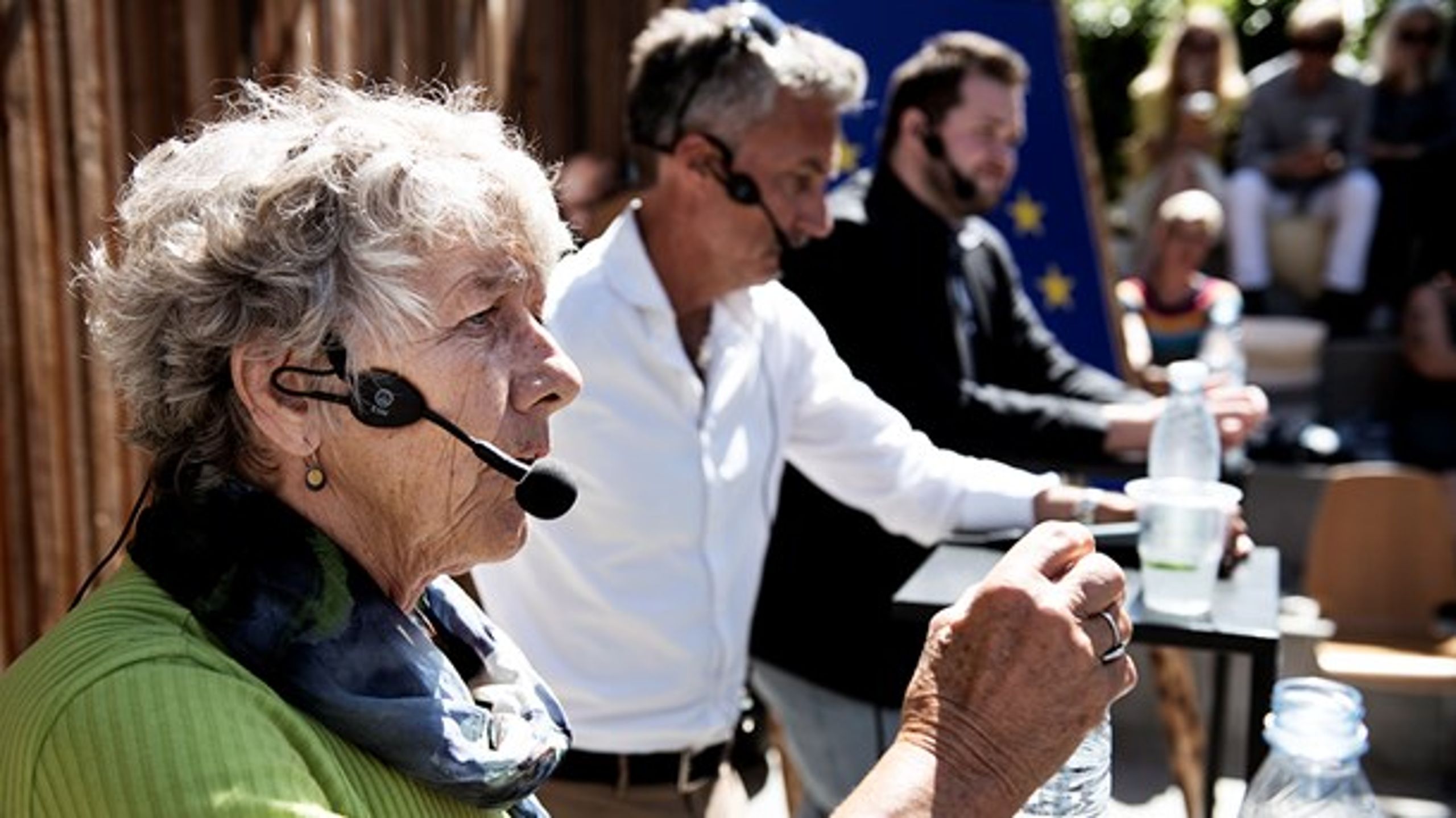 Onsdag vil spidskandidater til EP- og folketingsvalget debattere klima. Margrete Auken (SF) er blandt deltagerne.