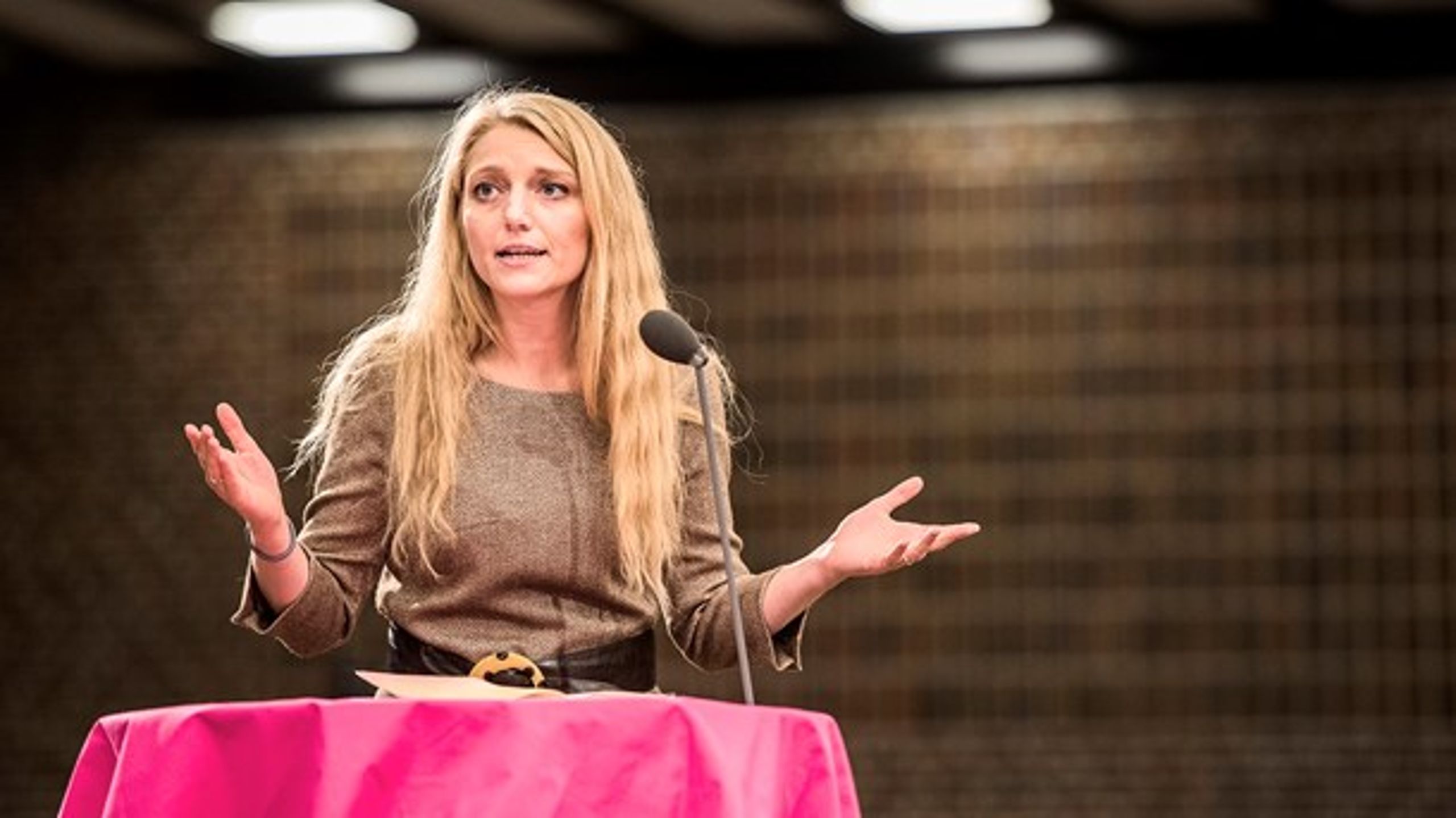 Zenia Stampe (RV) vil hverken indføre arabisk som andetsprog i folkeskolen eller hjælpe hjemvendte IS-krigere, slår hun fast.