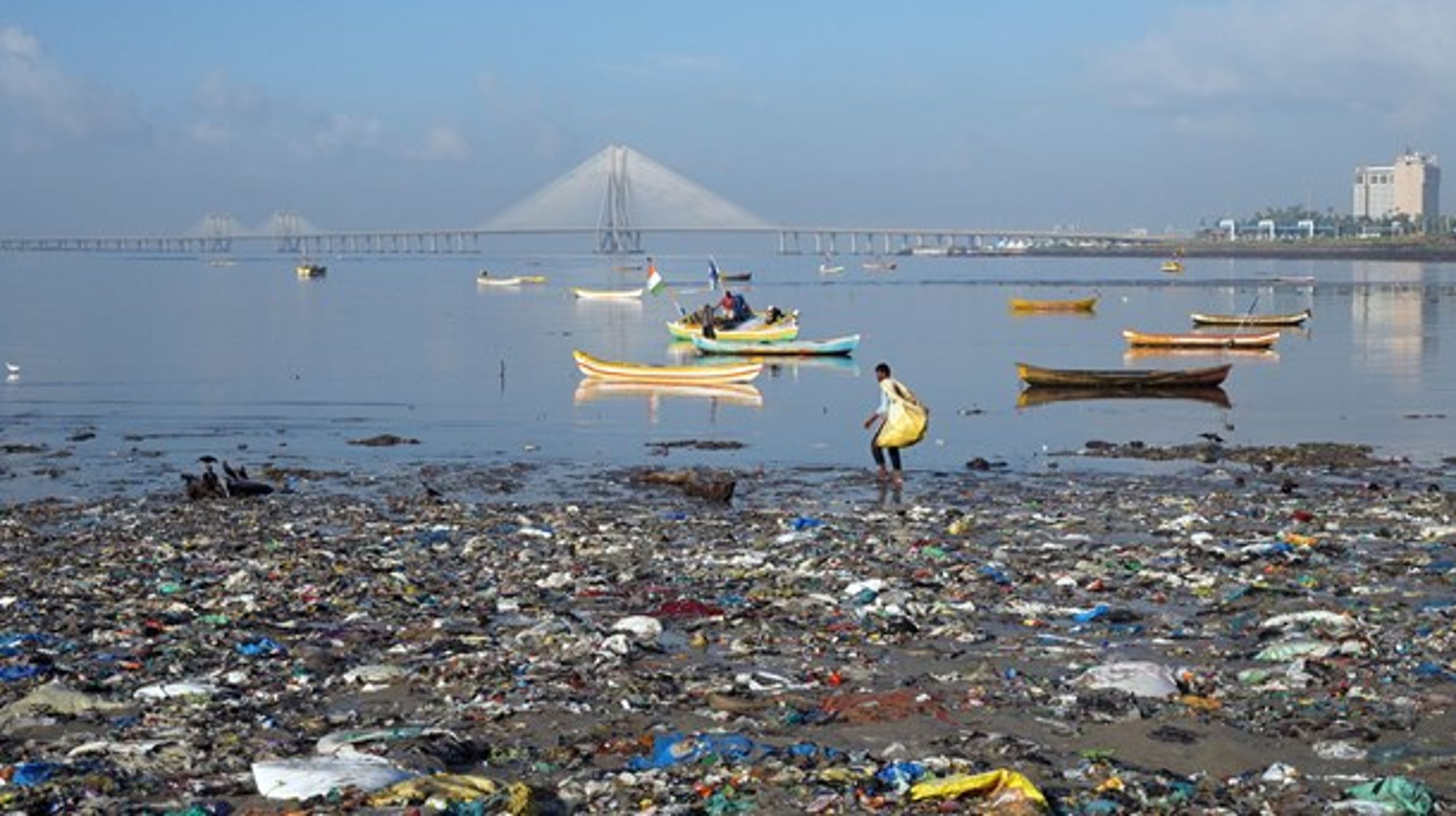 De indiske floder er mange steder alvorligt forurenede - nogle steder med antibiotika i "terapeutiske niveauer"