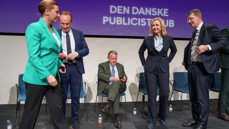 De fire magtpartiers nedtur