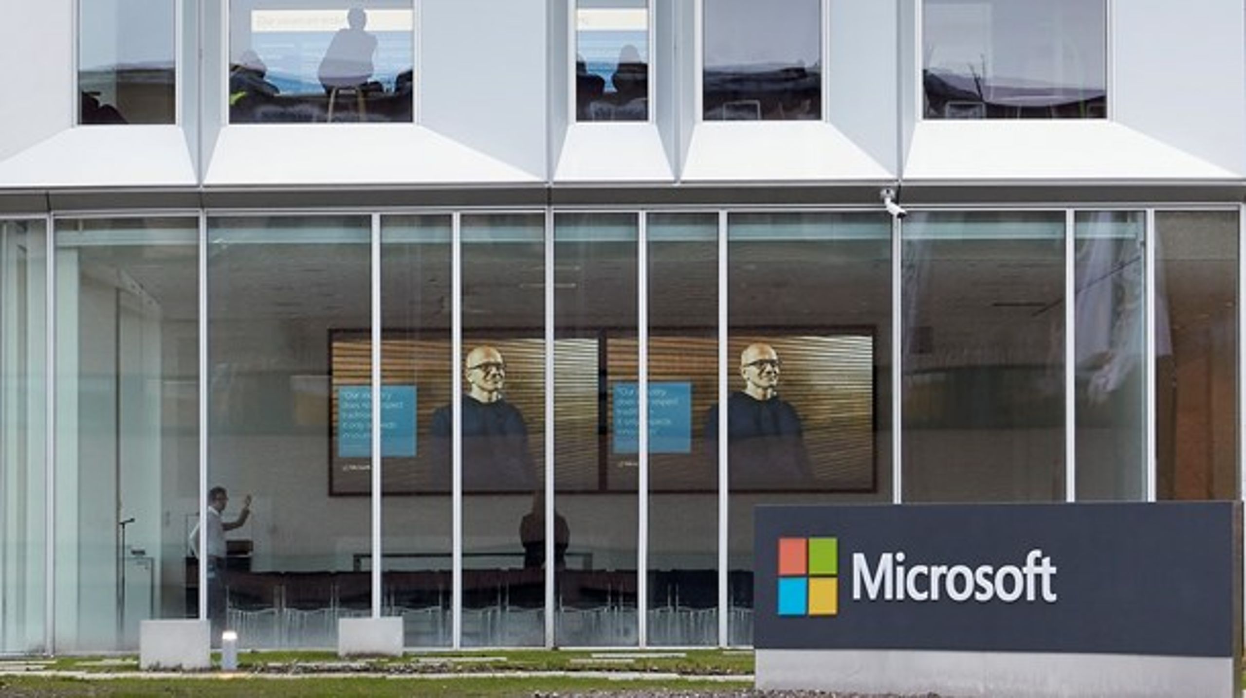 Microsofts danske&nbsp;hovedkvarter i Kongens&nbsp;Lyngby.