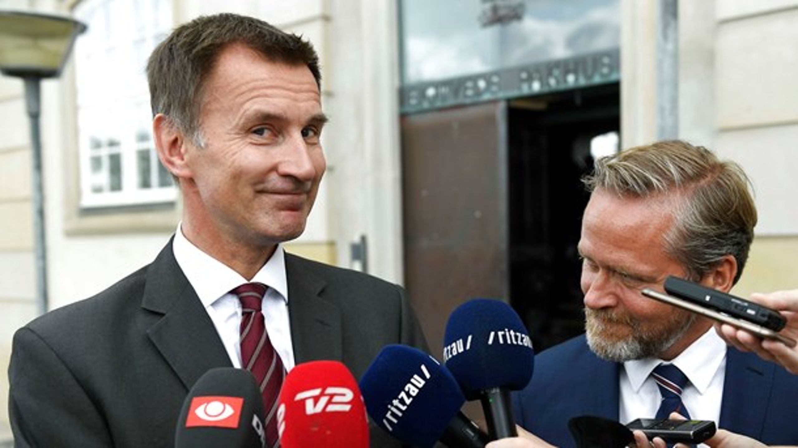Den nye britiske udenrigsminister, Jeremy Hunt, mødtes i sidste uge&nbsp;med Danmarks udenrigsminister Anders Samuelsen (LA) for at drøfte bl.a. Brexit.