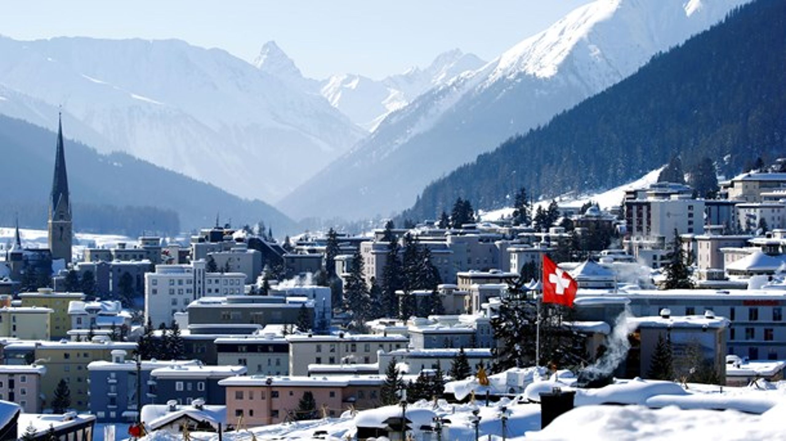 Den schweiziske by Davos er hvert år rammen for World Economic Forums topmøde.
