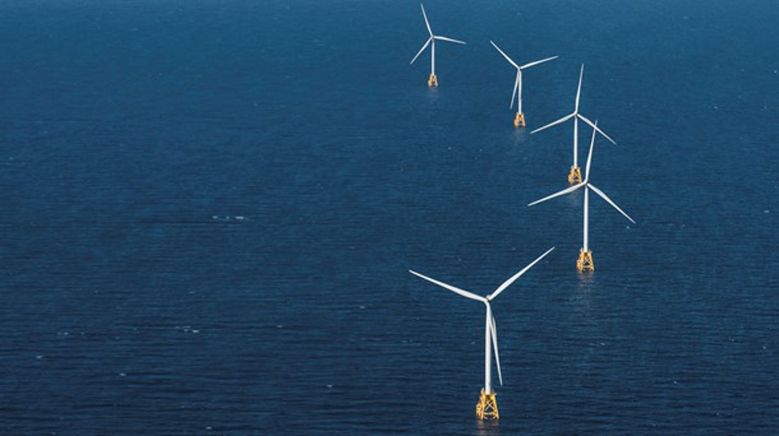 Block Island wind farm, der drives af Ørsted&nbsp;ud for Rhode Island, er USAs første kommercielle havmøllepark.&nbsp;
