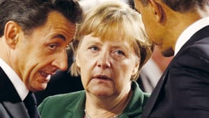 Den nat Merkel brød i gråd